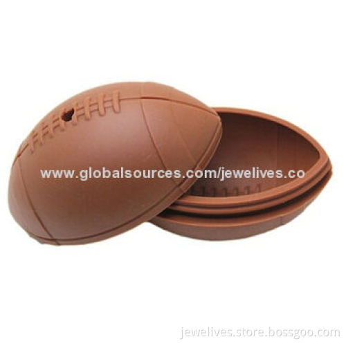 Rugby Silicone Ice Ball Mold, 100% Food Grade Silicone